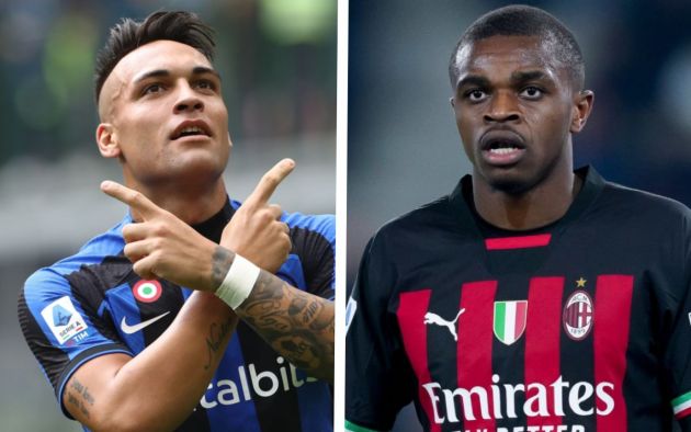 Lautaro Martinez Pierre Kalulu Inter AC Milan