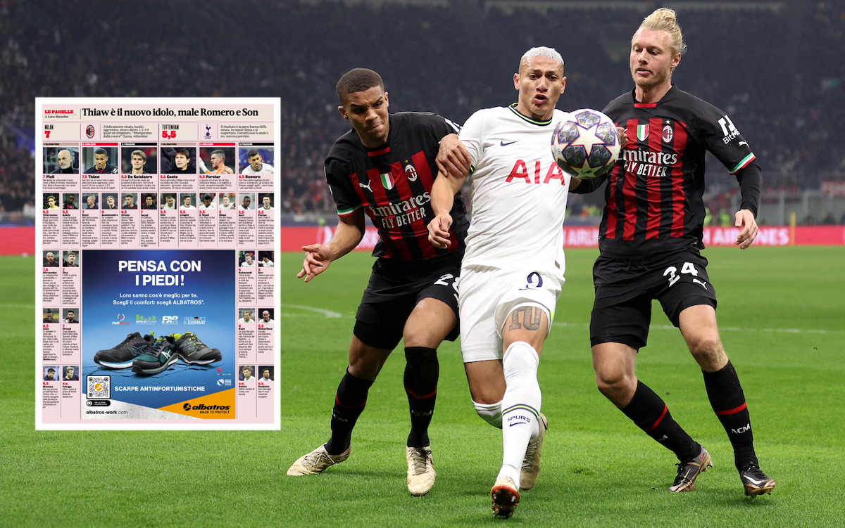 Milan Player Ratings: AC Milan 1-0 Tottenham Hotspur - The AC