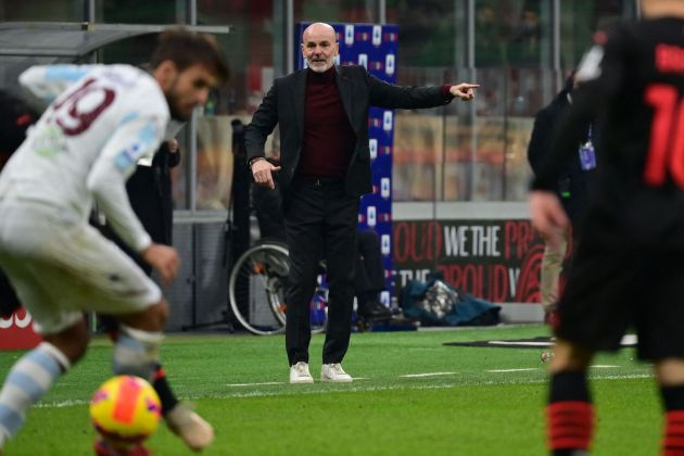 AC Milan's Italian head coach Stefano Pioli