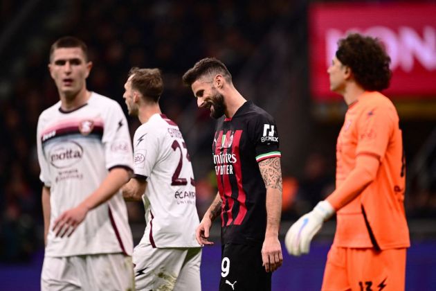 AC Milan's French forward Olivier Giroud