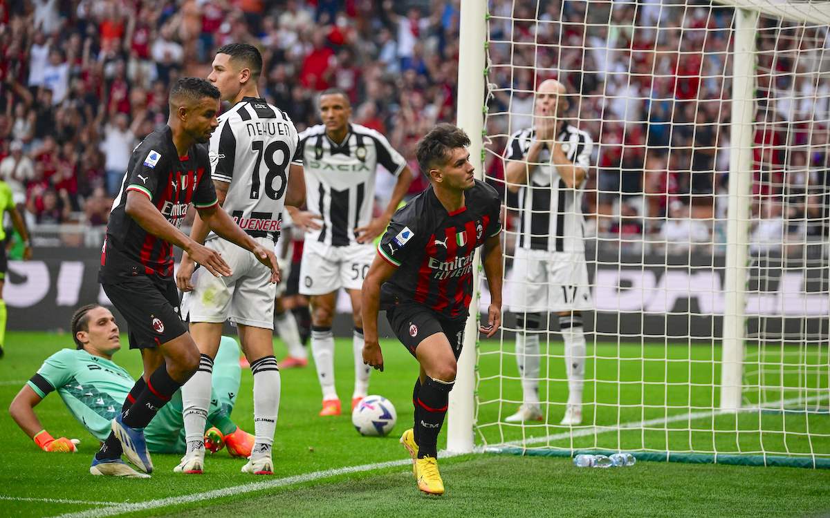 AC Milan's Spanish midfielder Brahim Diaz