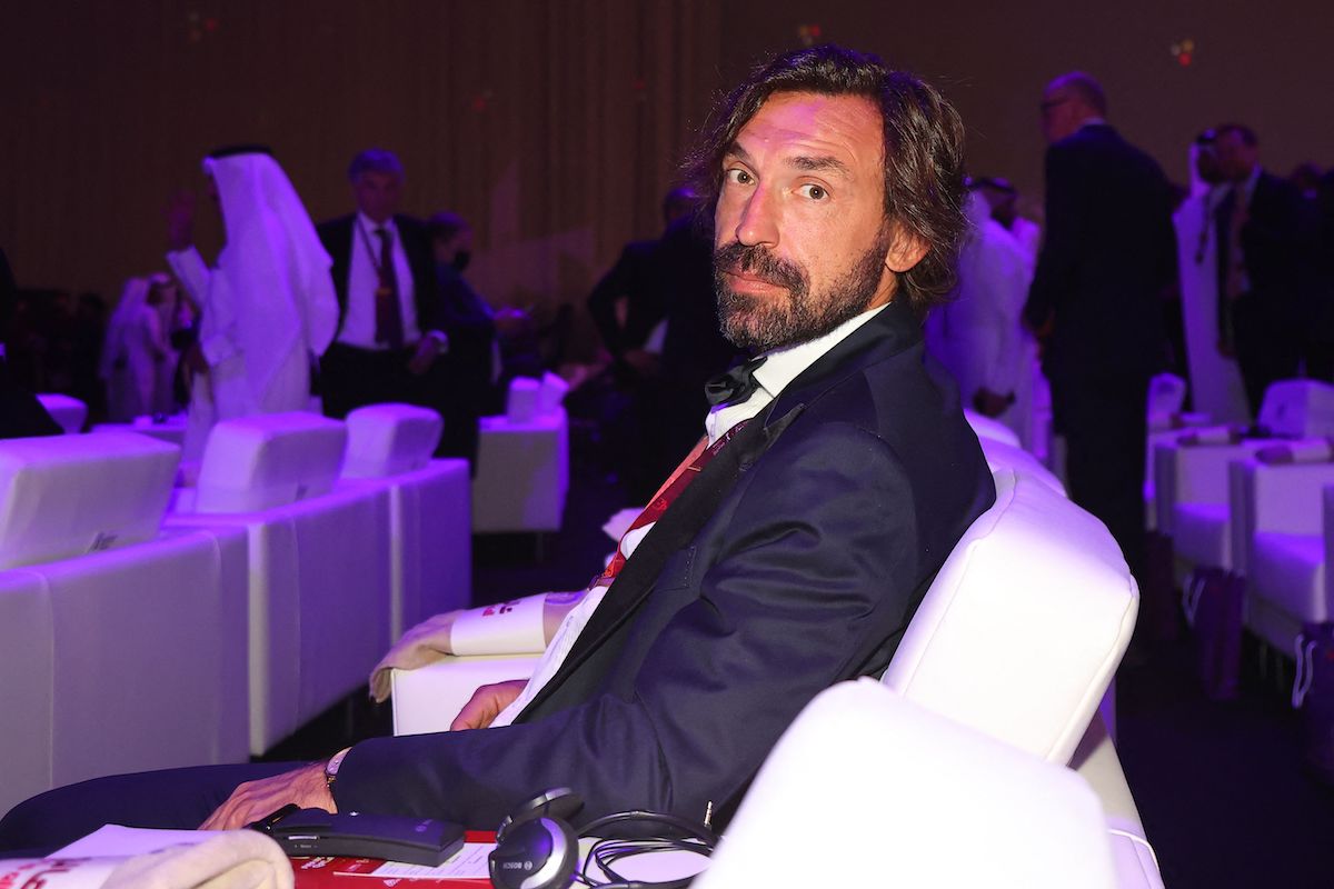 Italian coach and World Cup winner Andrea Pirlo