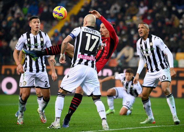 Ibrahimovic Udinese-Milan