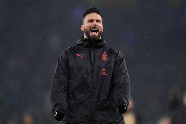 Olivier Giroud of AC Milan