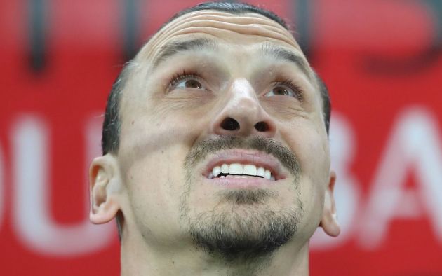 Zlatan Ibrahimovic of AC Milan