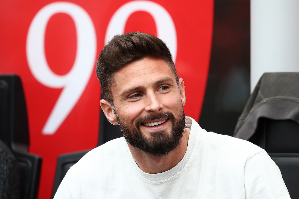 Olivier Giroud of AC Milan