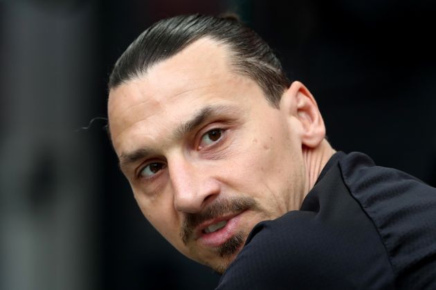 Zlatan Ibrahimovic of AC Milan