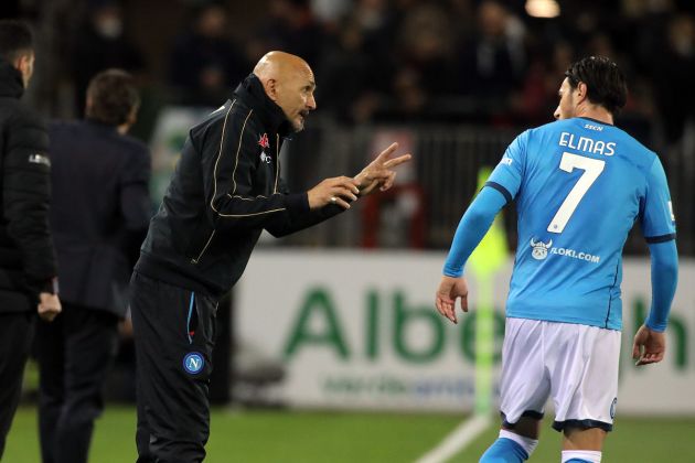 Luciano Spalletti coach Of Napoli and Elmas