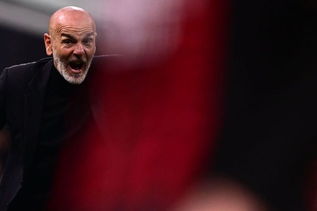 AC Milan's Italian coach Stefano Pioli