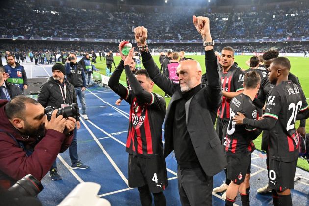 AC Milan's Italian coach Stefano Pioli