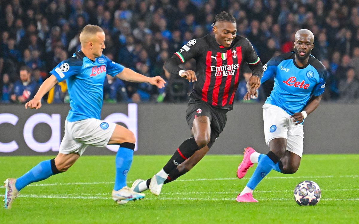 AC Milan's Portuguese forward Rafael Leao