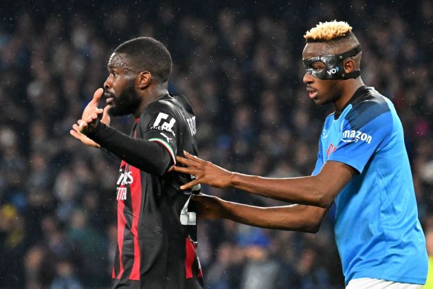 AC Milan's British defender Fikayo Tomori