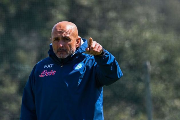 Napoli's Italian coach Luciano Spalletti