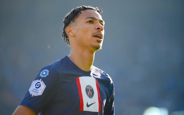 Paris Saint-Germain's French forward Hugo Ekitike