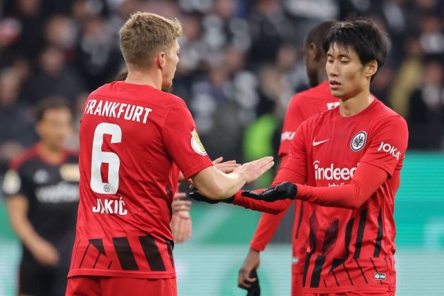 Frankfurt's Japanese midfielder Daichi Kamada