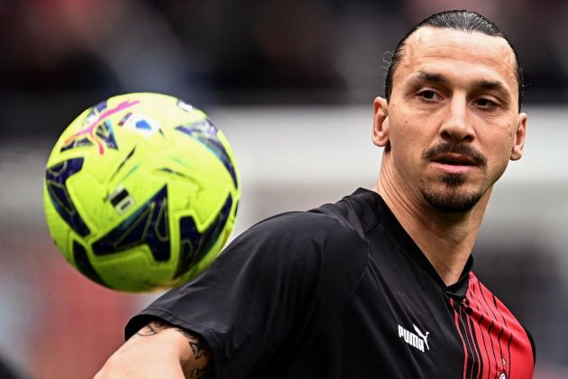 AC Milan's Swedish forward Zlatan Ibrahimovic