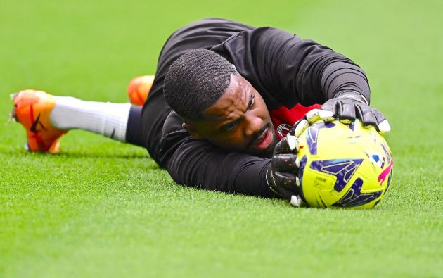 AC Milan's French goalkeeper Mike Maignan