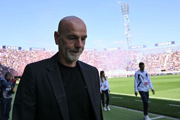 AC Milan's Italian coach Stefano Pioli