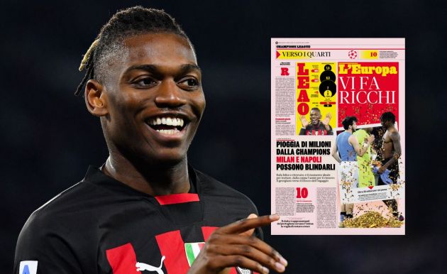 AC Milan's Portuguese forward Rafael Leao