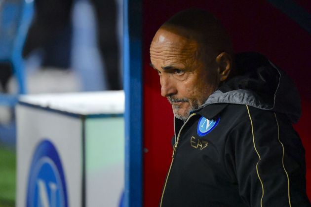 Napoli's Italian coach Luciano Spalletti