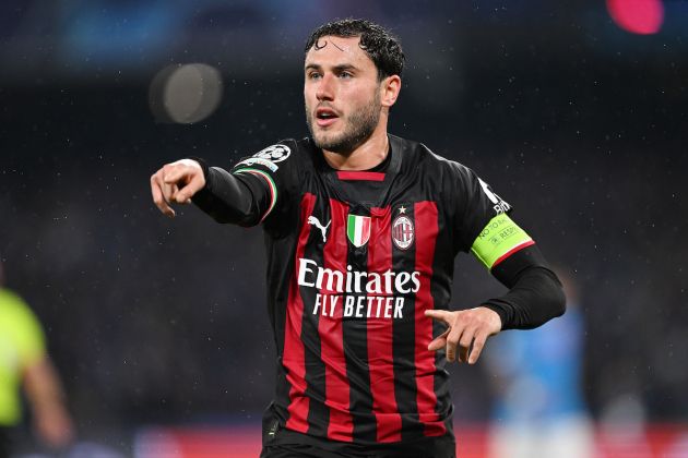 Davide Calabria of AC Milan