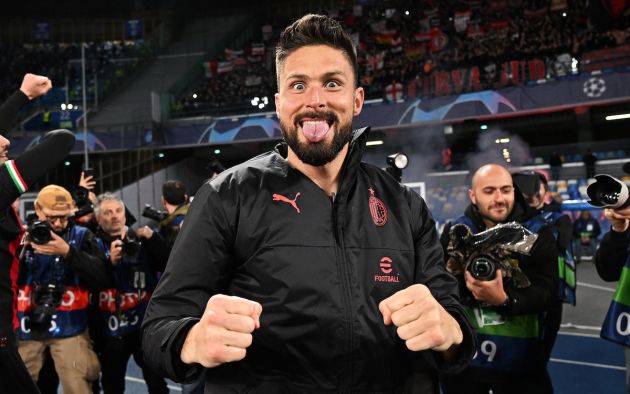 Olivier Giroud of AC Milan