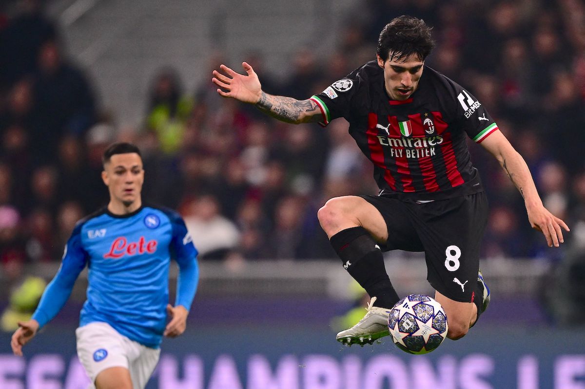 AC Milan's Italian midfielder Sandro Tonali