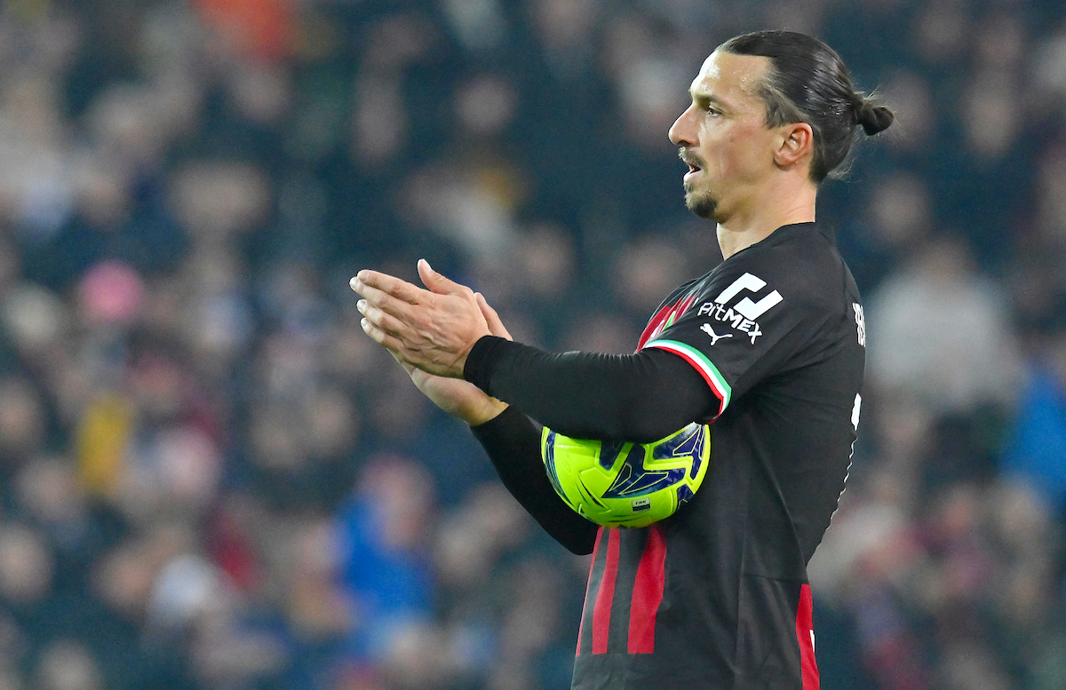 Zlatan Ibrahimovic of AC Milan