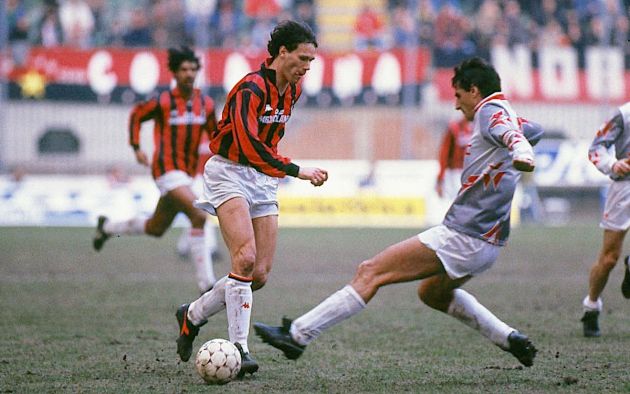 Marco Van Basten of AC Milan Cremonese