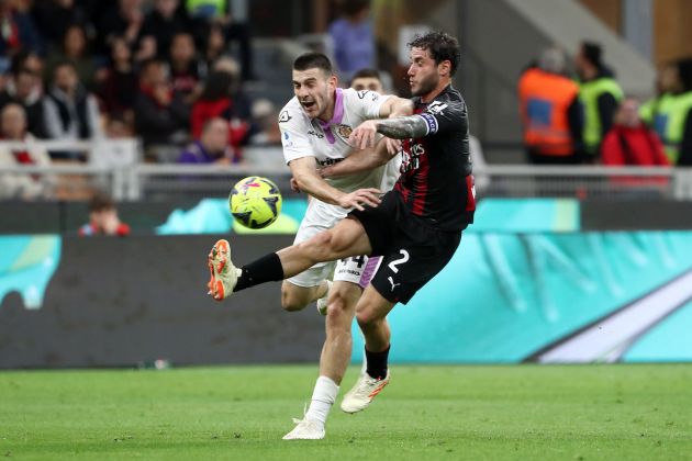 Davide Calabria of AC Milan