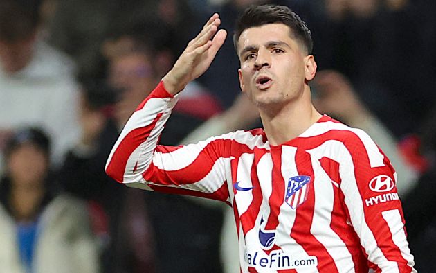 Atletico Madrid's Spanish forward Alvaro Morata