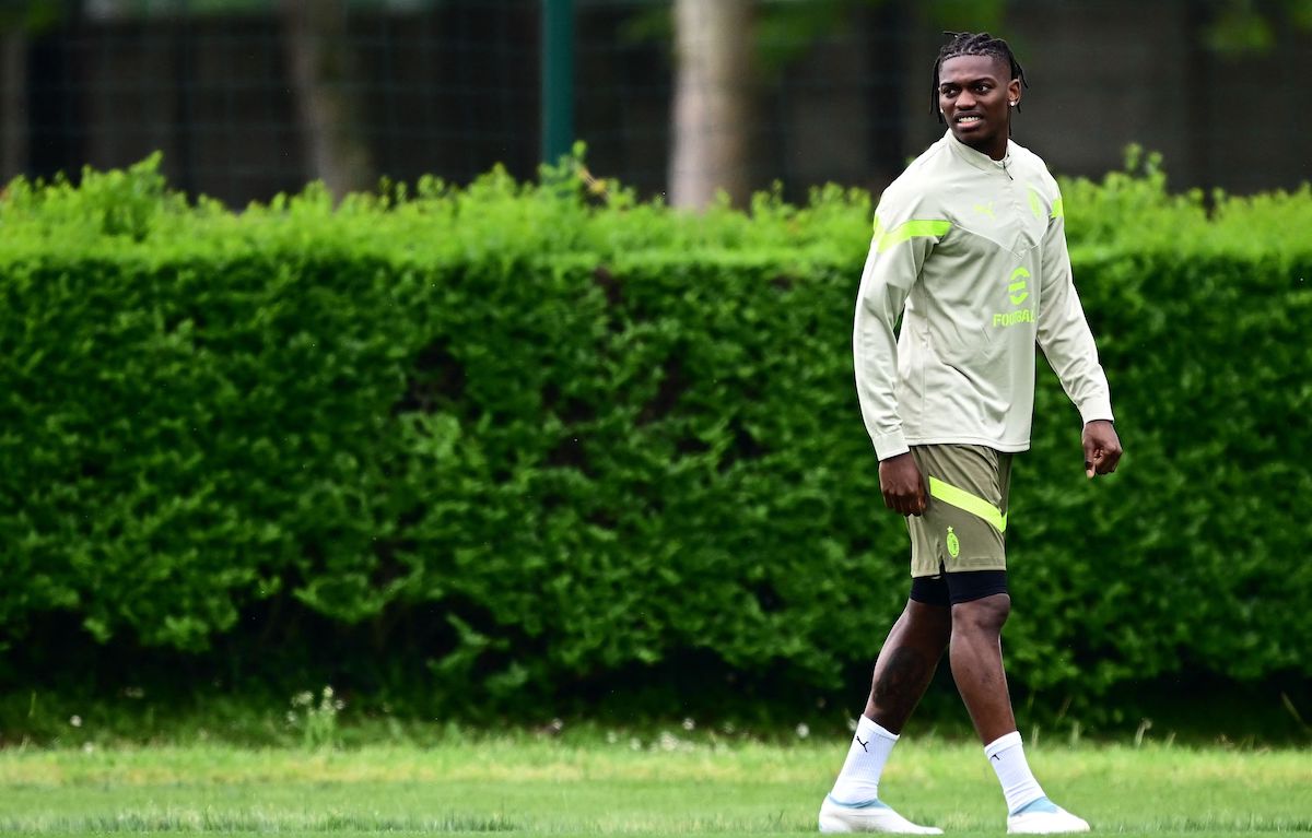 AC Milan's Portuguese defender Rafael Leao