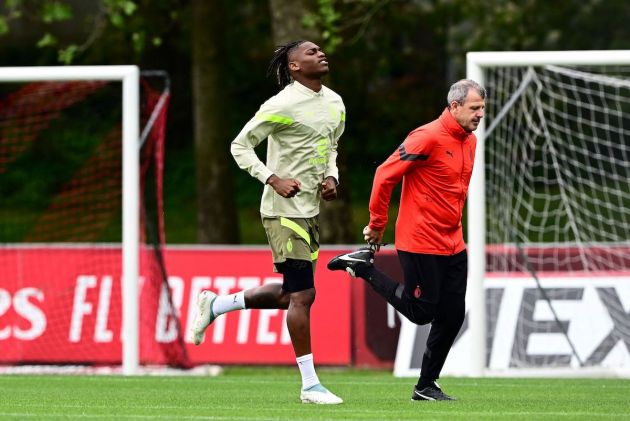 AC Milan's Portuguese defender Rafael Leao