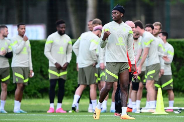 AC Milan's Portuguese forward Rafael Leao