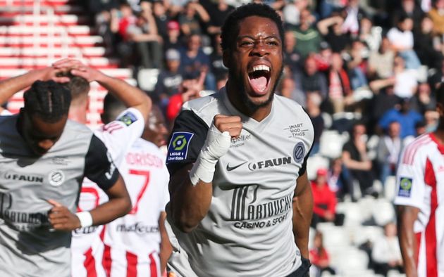 Montpellier's French forward Elye Wahi