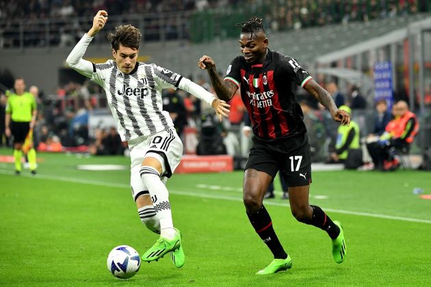 Leao in Milan-Juve
