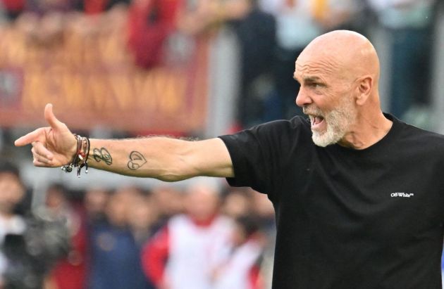 AC Milan's Italian coach Stefano Pioli