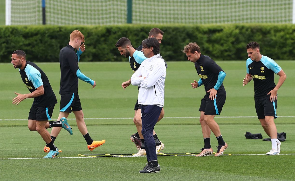 Internazionale coach Simone Inzaghi