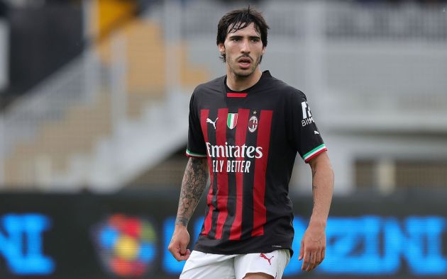 Sandro Tonali of AC Milan l