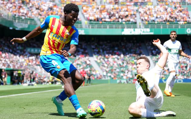 Yunus Musah of Valencia CF