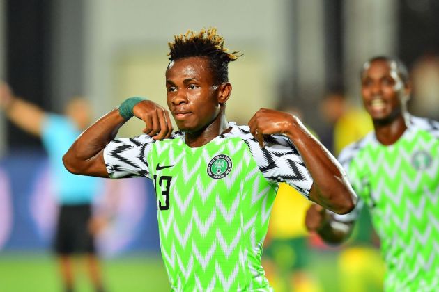 Nigeria's forward Samuel Chukwueze