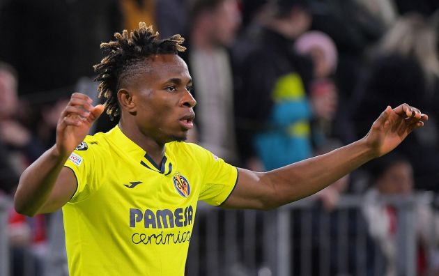 Villarreal's Nigerian midfielder Samuel Chukwueze