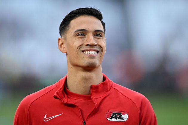 AZ Alkmaar's Dutch midfielder Tijjani Reijnders