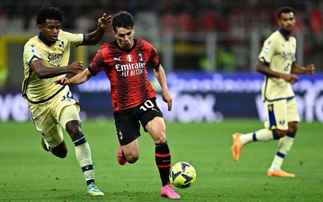 AC Milan's Spanish midfielder Brahim Diaz