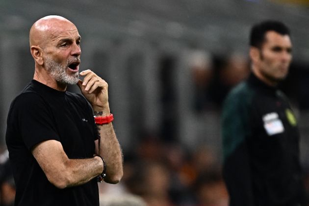 AC Milan's Italian coach Stefano Pioli