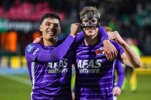 Alkmaar's Dutch midfielder Tijjani Reijnders