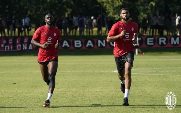 Fikayo Tomori and Loftus-Cheek Milanello
