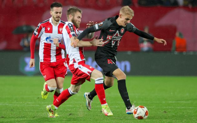 Gustav Isaksen of FC Midtjylland