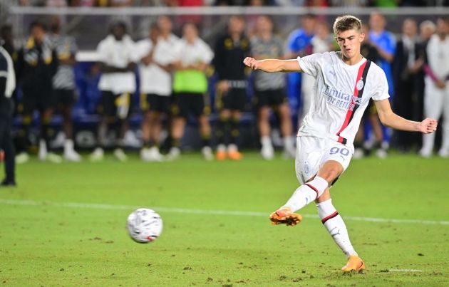 AC Milan's Belgian midfielder Charles De Ketelaere