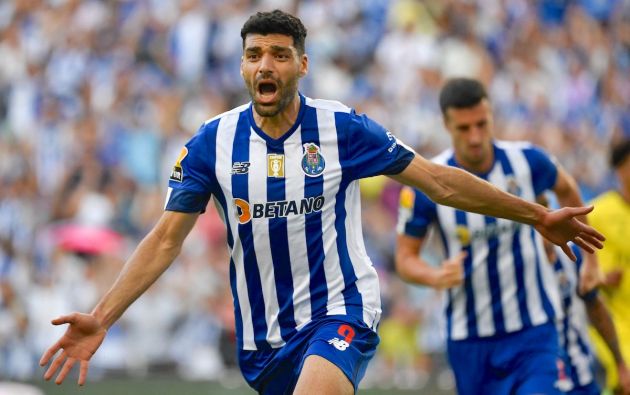 FC Porto's Iranian forward Mehdi Taremi